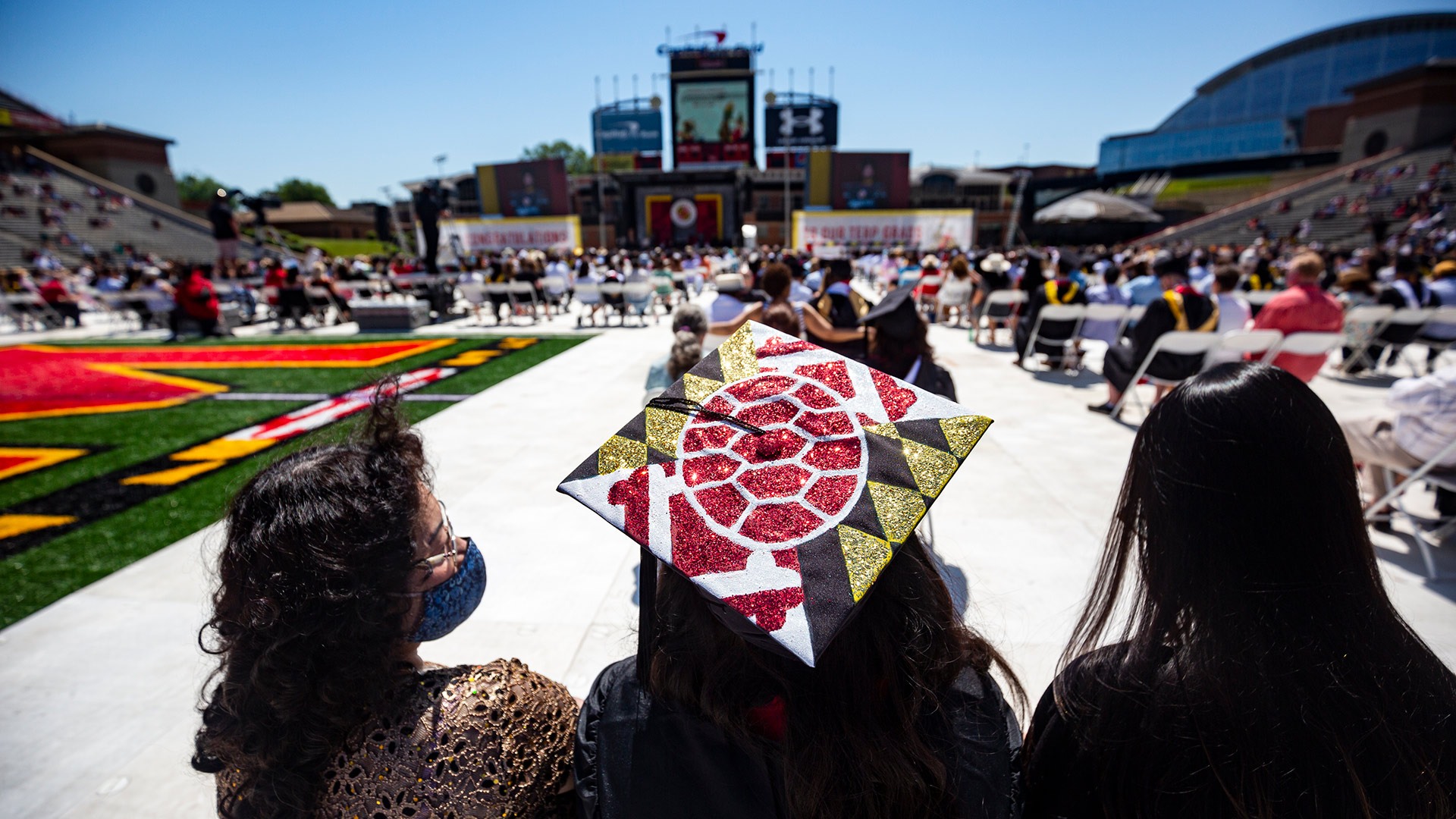 Following last year’s successful Spring Commencement ceremony at Maryland Stadium, this year’s event will also take place there. Photo by Stephanie S. Cordle.